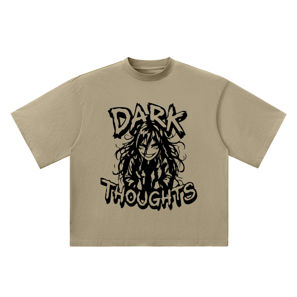 Dark Thoughts - Oversized Drop Shoulder T-Shirt