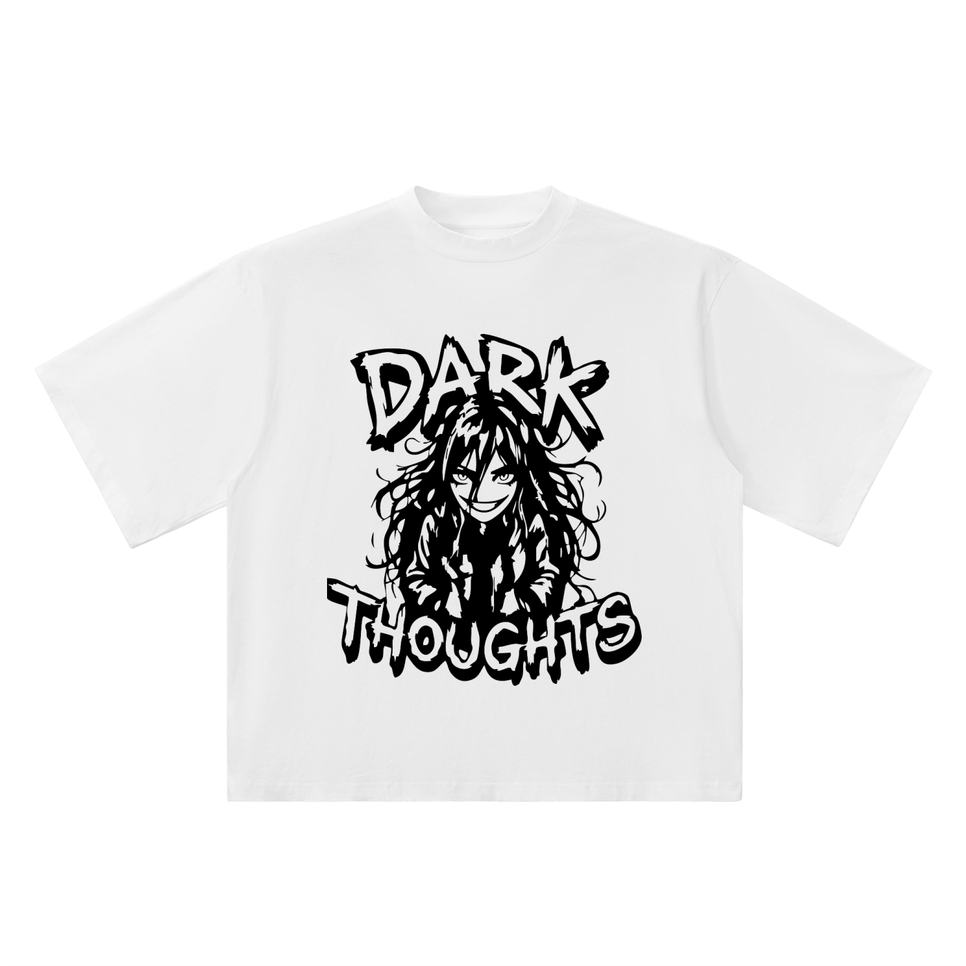 Dark Thoughts - Oversized Drop Shoulder T-Shirt