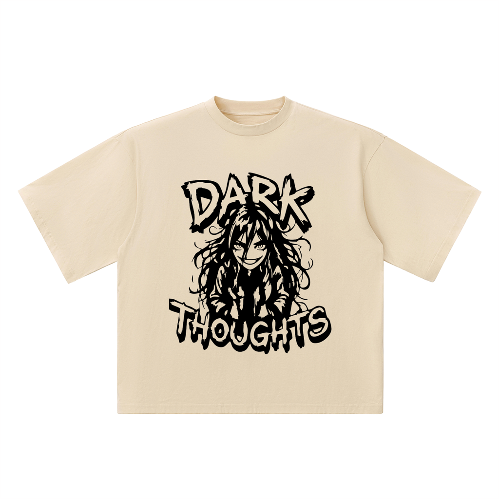 Dark Thoughts - Oversized Drop Shoulder T-Shirt