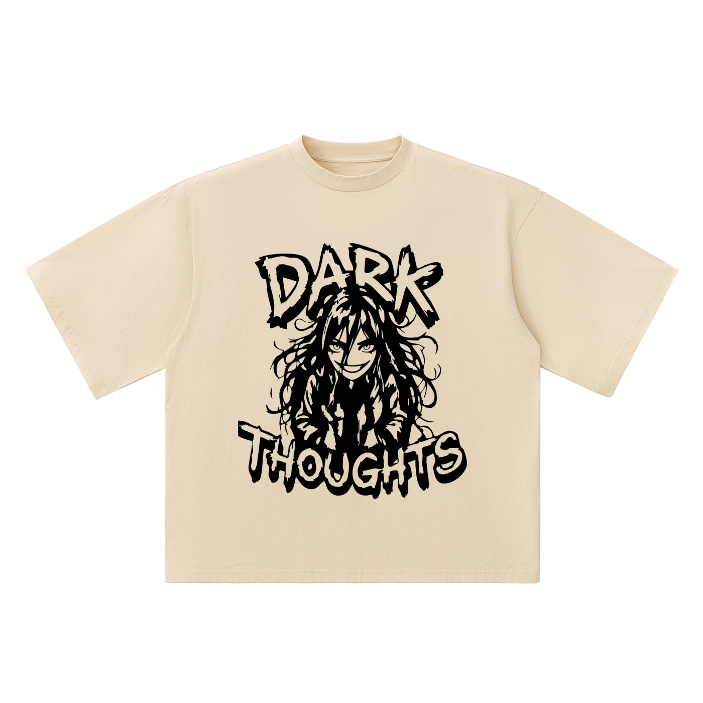 Dark Thoughts - Oversized Drop Shoulder T-Shirt