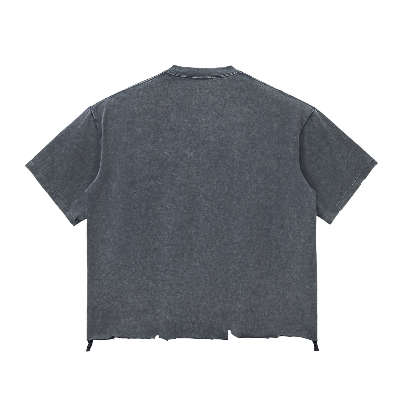 My friend,My music art - Snow Wash Raw-Hem Boxy T-shirt