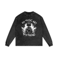 Acid Wash Oversize Long Sleeve T-Shirt