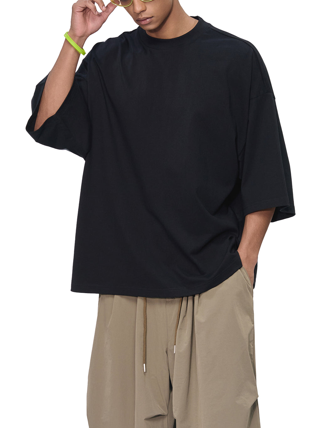 My Friend, My Music Art - Oversized Drop Shoulder T-Shirt