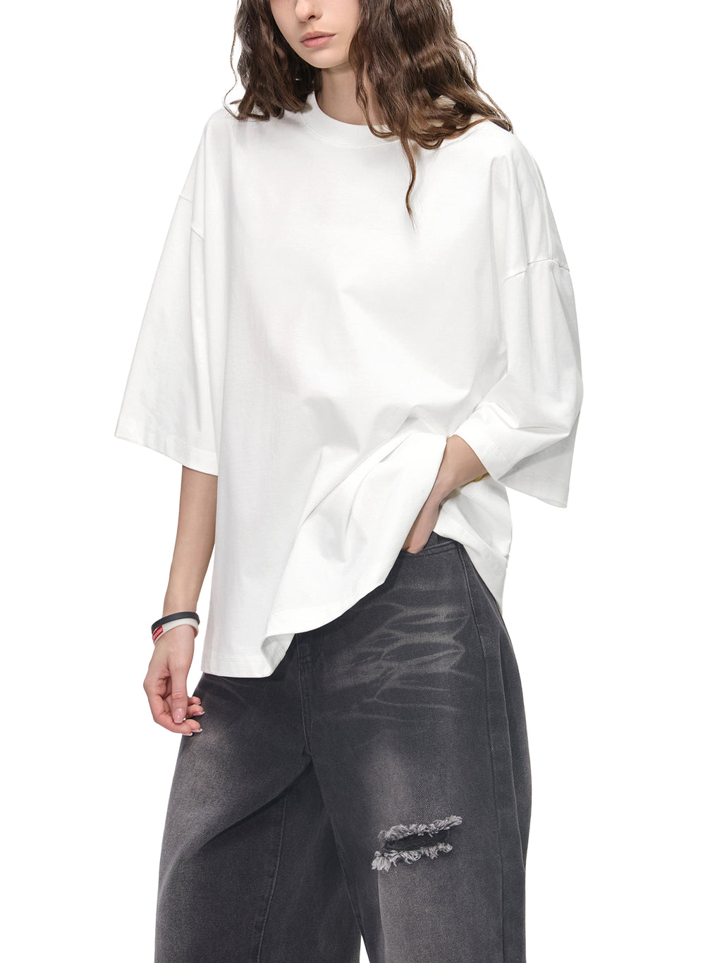 Indefinite - Oversized Drop Shoulder T-Shirt